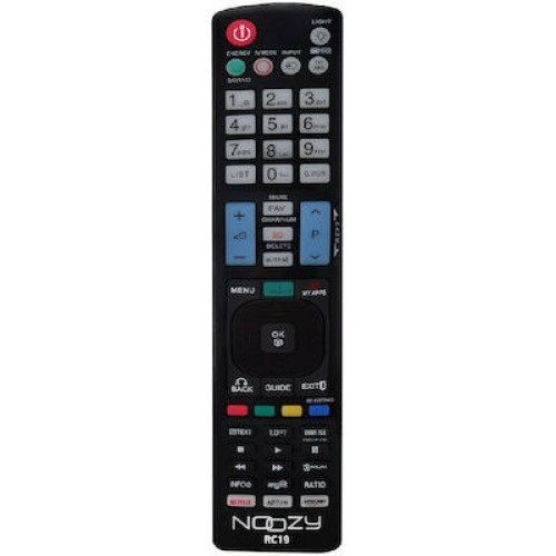 ΤΗΛΕΧ/ΡΙΟ TV NOOZY RC19 (5210029095351) ΣΥΜΒΑΤΟ ΓΙΑ SAMSUNG,LG ΦΩΤΙΖΟΜΕΝΟ ΠΛΗΚΤΡΟΛΟΓΙΟ